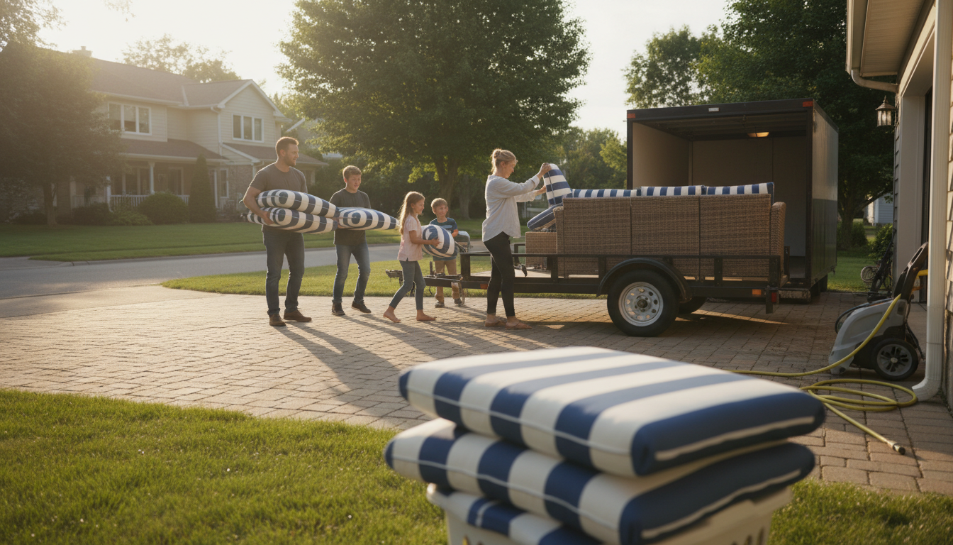Wicker Outdoor Sofa Cushions: Removable & Washable?