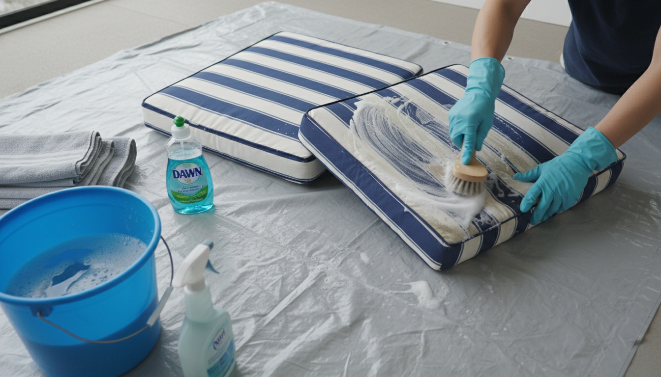 Using Dawn to Clean Outdoor Cushions: What Works