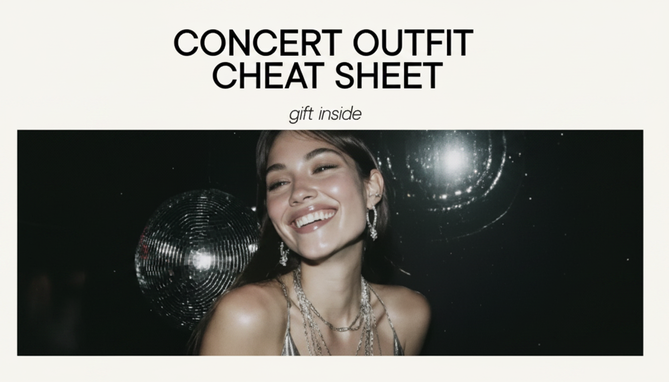 Concert Outfit Cheat Sheet: What to Wear, Any Venue