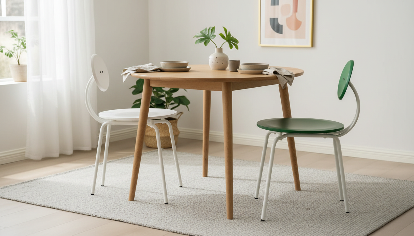 Nordic Retro Memphis Dining Chair: Fit, Style & Care