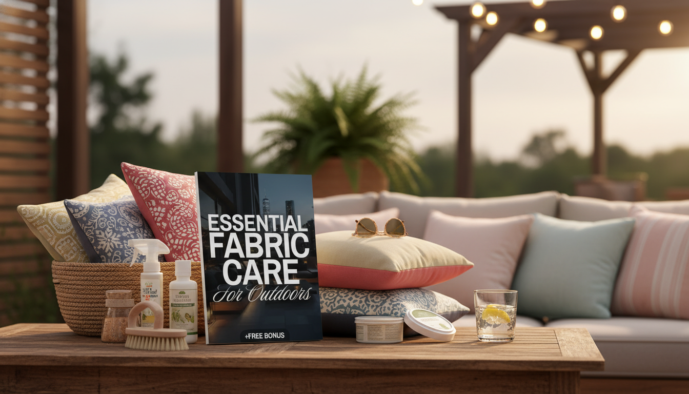 Outdoor Fabric Care: Clean, Protect, Prevent Mildew
