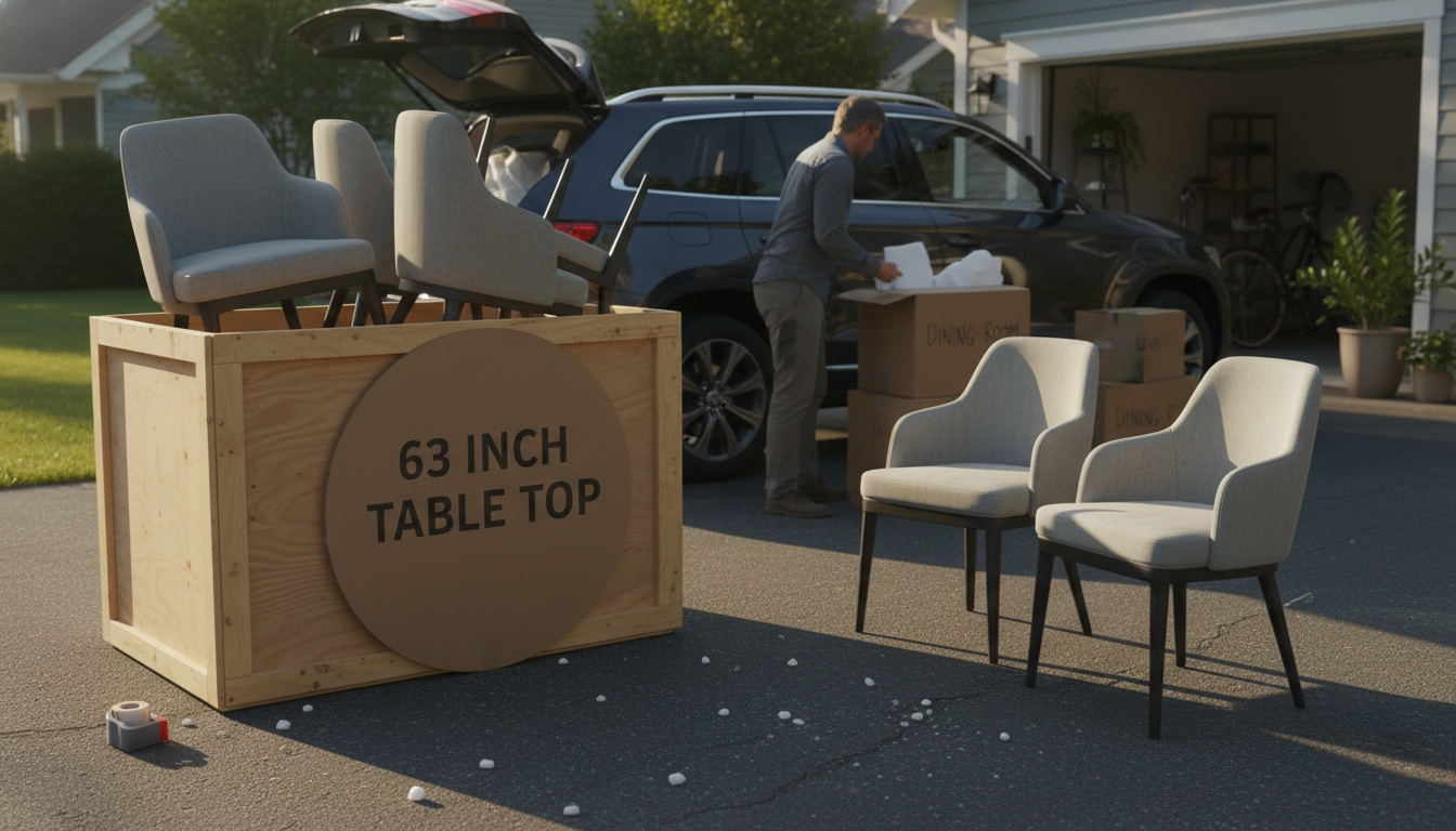 63-Inch Dining Table Seating: 4 vs 6 People